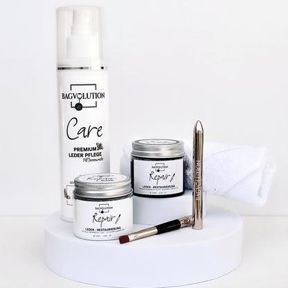 PELLE - RIPARAZIONE - SET【BIANCO E NERO】