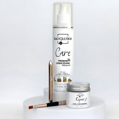 PELLE - RIPARAZIONE - SET【BIANCO】